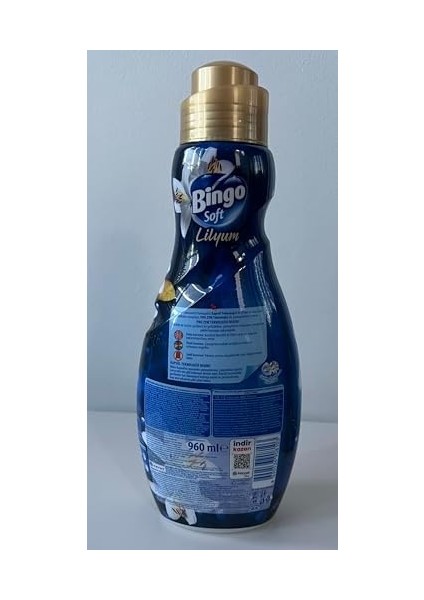 Bingo Soft Lilyum Çamaşır Yumuşatıcısı 960 ml