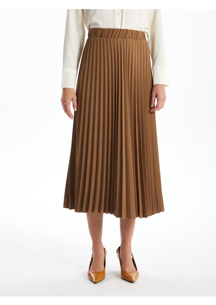 Yeni Sezon Beli Lastikli Kadın Pileli Etek fiyatları