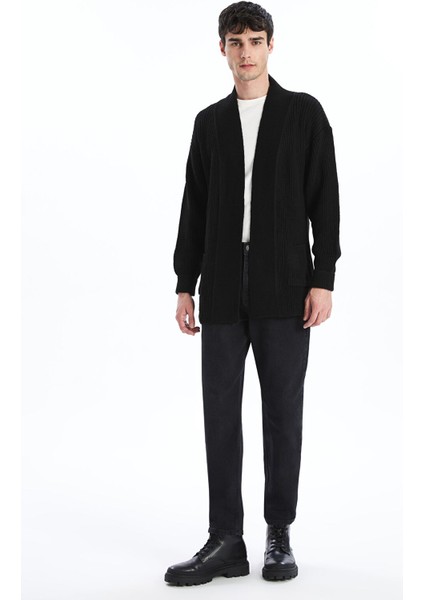 Yeni Sezon Standart Kalıp Şal Yaka Erkek Triko Hırka fiyatları