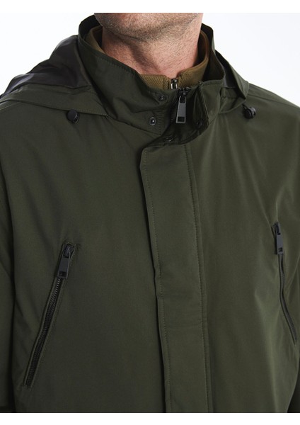 Yeni Sezon Standart Kalıp Kapüşonlu Erkek Mont modelleri