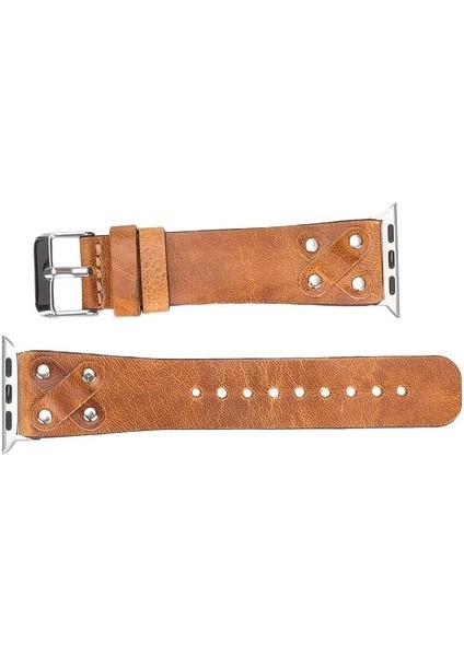 Apple Watch Uyumlu Deri Kordon Cross 42-44-45MM St V18 fırsatları