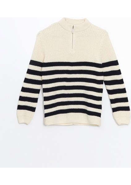 Yeni Sezon Dik Yaka Erkek Çocuk Triko Kazak