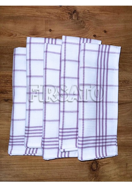 Çizgili Petek Dokulu Mutfak Havlusu| Beslenme Örtüsü | Kurulama Bezi – 50X70CM (5’li Paket) indirimleri