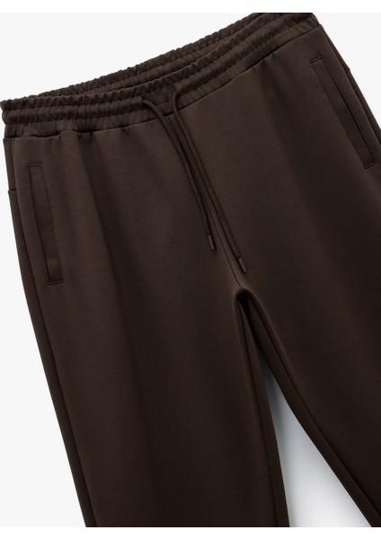 Rahat Kalıp Cepli Pamuklu Beli Bağcıklı Spor Eşofman Altı modelleri