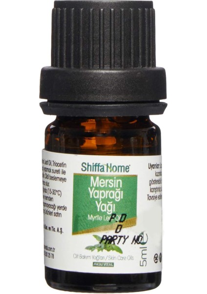 Shiffa Home Mersin Yağı 5 ml | Doğal Mersin Yaprağı Yağı, Distilasyon Yöntemi ile Elde Edilmiş Saf Uçucu Yağ | Cilt Besleyici, Nemlendirici ve Canlandırıcı Etki, Aromaterapi ve Masaj Için Uygun modelleri