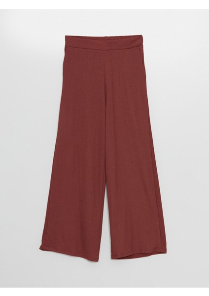 Yeni Sezon Beli Lastikli Düz Geniş Paça Kadın Pantolon indirimleri