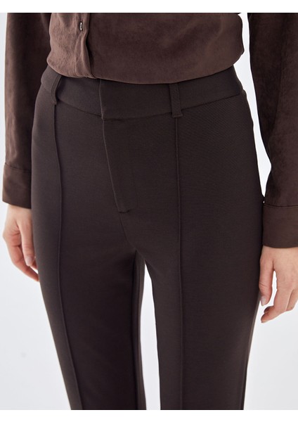 Yeni Sezon Beli Lastikli Ispanyol Paça Kadın Tayt Pantolon modelleri