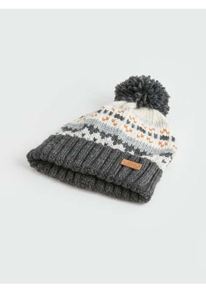 Yeni Sezon Ponpon Detaylı Erkek Triko Bere fiyatları