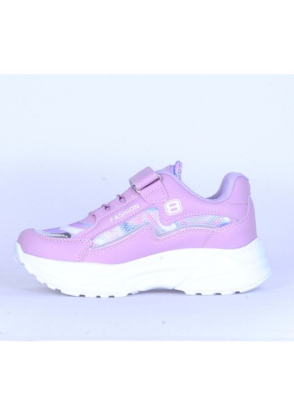 Moda Ayakkabı 5020 Lila-Beyaz Kız Çocuk Spor Ayakkabı modelleri