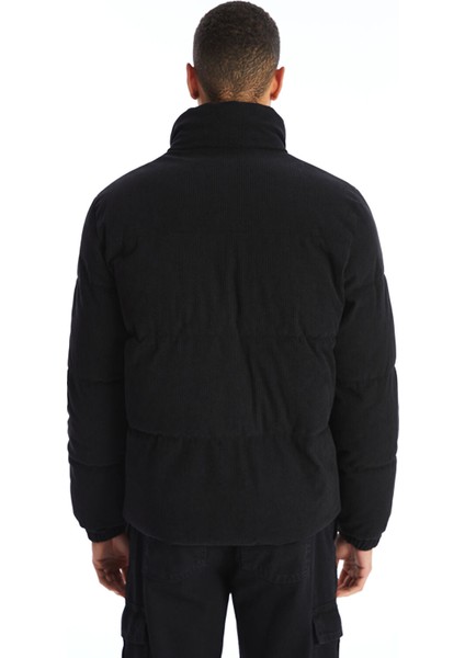 Yeni Sezon Standart Kalıp Dik Yaka Kadife Erkek Şişme Mont indirimleri