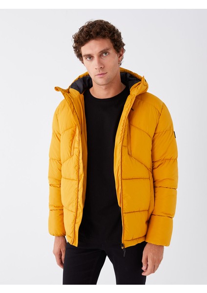 Yeni Sezon Slim Fit Kapüşonlu Erkek Şişme Mont fiyatları