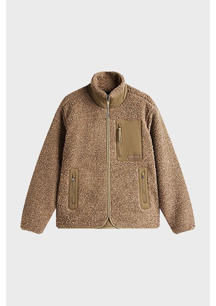 Regular Fit Dik Yaka Polar Femuarlı Ceket Erkek Ceket MW0MW40420 Afe indirimleri