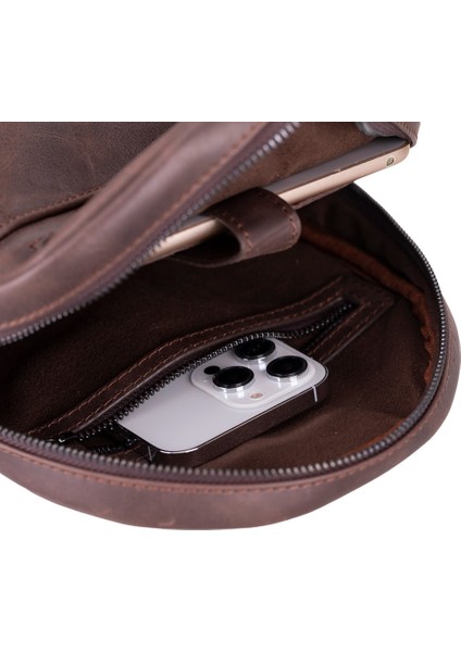 Blake Gerçek Deri Çapraz Çanta Antik Koyu Kahve indirimleri