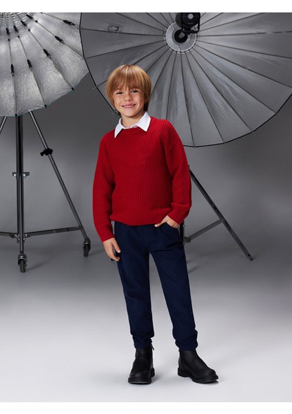 Yeni Sezon Kadife Görünümlü Erkek Çocuk Pantolon