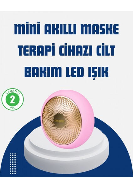 LED Işık Terapisi ve Termoterapi Özellikli Hızlı Cilt Bakım Cihazı