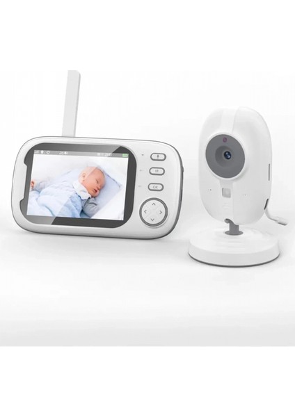 Gece Görüşlü Bebek Odası Kamera Sıcaklık Uyarısı Izleme Ekranı