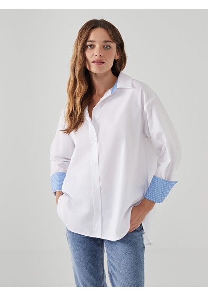 Yeni Sezon Oversize Kadın Gömlek