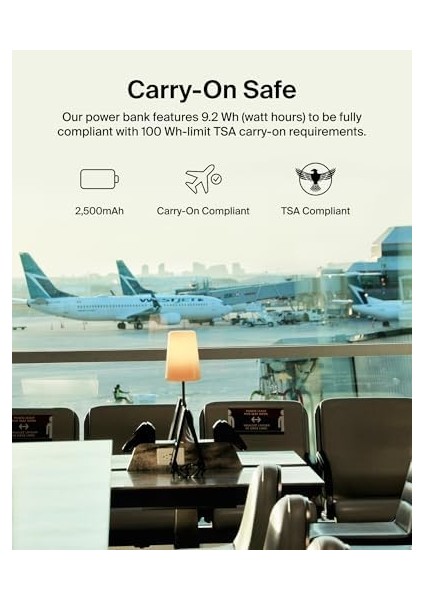 Manyetik Kablosuz Güç 2.5k ( ile Uyumlu Taşınabilir Şarj Cihazı, 2500 Mah Küçük Kapasiteli Kompakt Mini Hızlı Şarj, Usb-C - Usb-C Kablo Dahil) - Beyaz modelleri