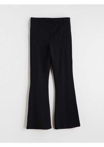 Yeni Sezon New York Baskılı Ispanyol Paça Kız Çocuk Tayt modelleri