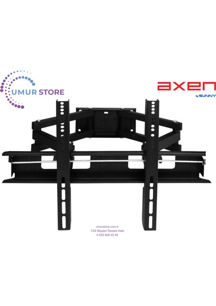 AX-58LUX6000 Uyumlu 58" 42”- 55”- 65”- 75” Inç LCD LED Ekran Tv Hareketli Askı Aparatı