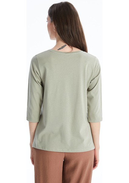 Yeni Sezon Bisiklet Yaka Çiçekli Kadın Bluz fırsatları