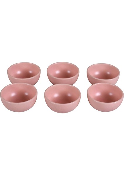 6 Adet 8 cm Açık Pembe Kase Bulut