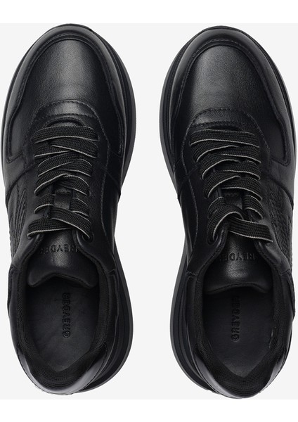 Kadın Siyah Hakiki Deri Spor Ayakkabı 5K2SA34413 indirimleri