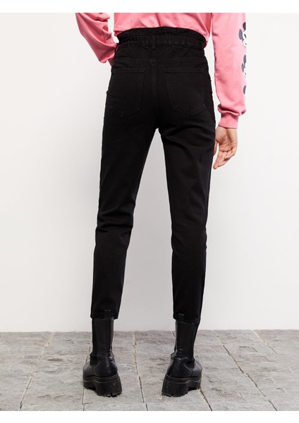 Yeni Sezon Kadın Mom Fit Düz Jean Pantolon fırsatları