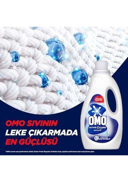 Omo Active Oksijen Etkisi Beyazlar Için Sıvı Deterjan 1500 ml fiyatları