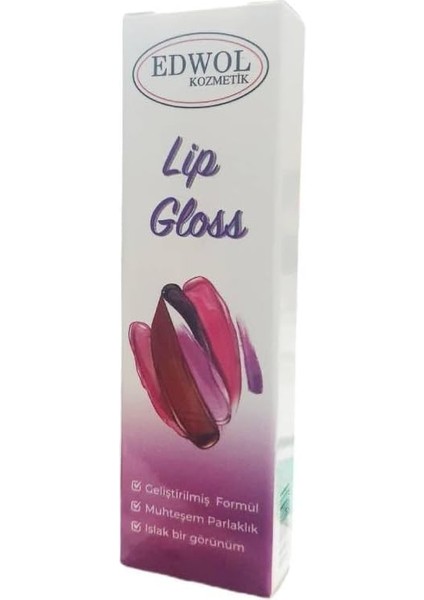 Edwol Make Up Likit Işıldayan Parlak Nude Kahverengi Parlak Ruj fiyatları