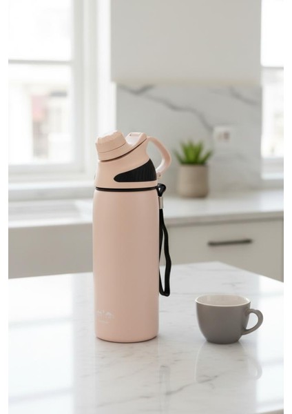 Horizon - Termos Termos Bardak Pembe 600ML