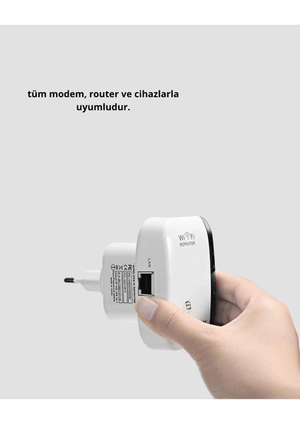Kablosuz Internet Genişletici 2.4ghz Wifi Repeater Kolay Kurulumlu indirimleri