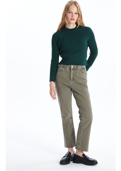 Yeni Sezon Bisiklet Yaka Düz Uzun Kollu Kadın Triko Kazak fiyatları