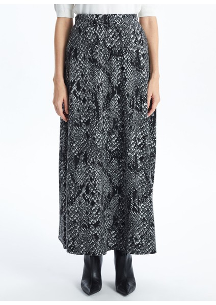 Yeni Sezon Beli Lastikli Desenli Kadın Etek fiyatları