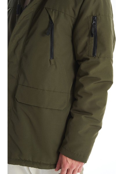 Yeni Sezon Standart Kalıp Kapüşonlu Erkek Parka modelleri