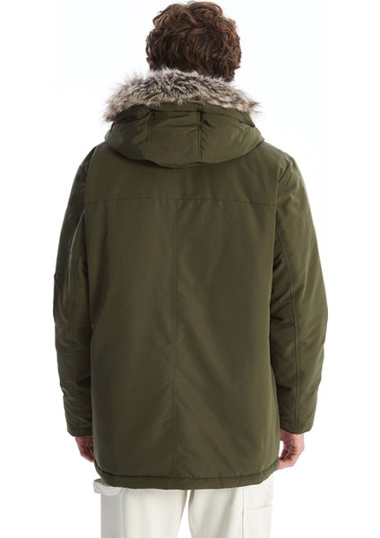 Yeni Sezon Standart Kalıp Kapüşonlu Erkek Parka indirimleri