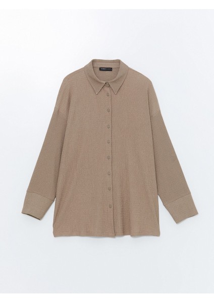 Yeni Sezon Dokulu Oversize Kadın Gömlek Tunik indirimleri