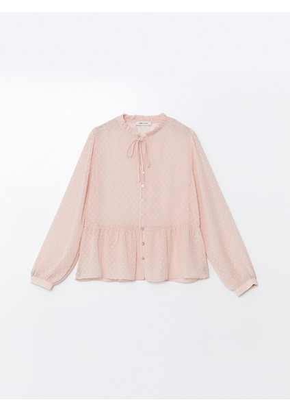 Yeni Sezon Bağlamalı Yaka Dokulu Kadın Bluz indirimleri