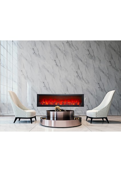 Alaz Efekt Elektrikli Şömine Wifi Ses Efektli 180 cm 1800 W Yerli Üretim modelleri