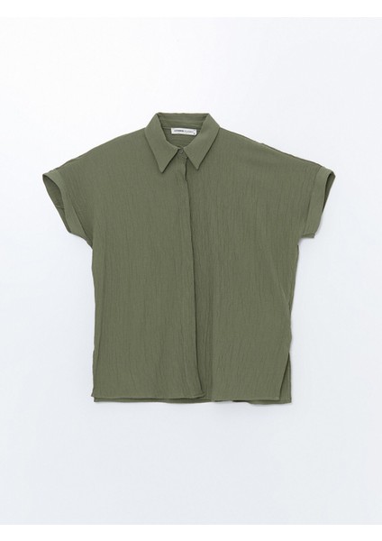 Yeni Sezon Dokulu Oversize Kadın Gömlek indirimleri