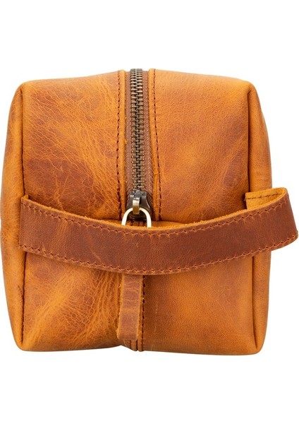 Deri Bakım ve Seyahat Çantası, L Beden, Antik Karamel Renk fırsatları