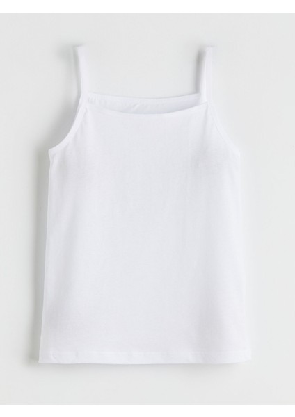 Yeni Sezon Kare Yaka Kız Çocuk Atlet 3'lü indirimleri