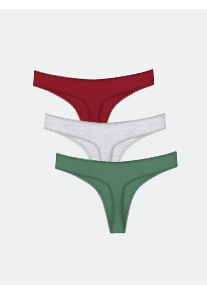 Yeni Sezon Düz Tanga Külot 3'lü fiyatları