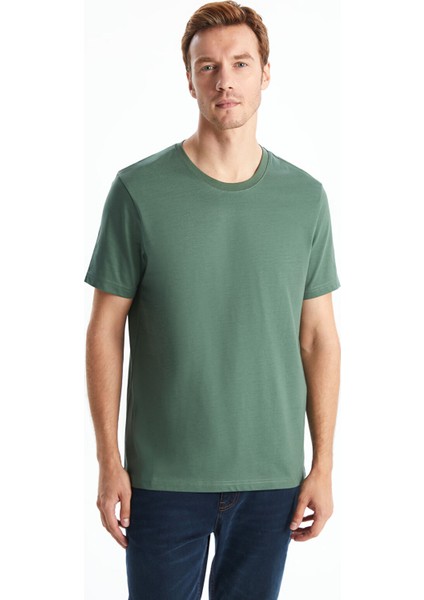 Yeni Sezon Bisiklet Yaka Penye Erkek Tişört