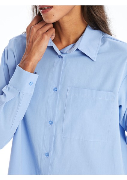 Yeni Sezon Oversize Poplin Kadın Gömlek modelleri