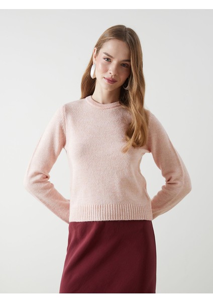 Yeni Sezon Bisiklet Yaka Kadın Triko Kazak