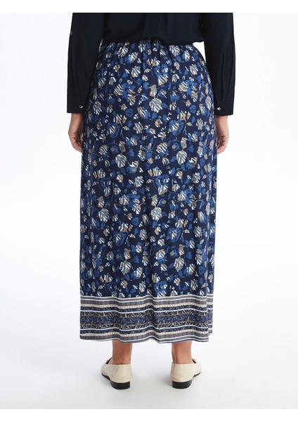 Yeni Sezon Beli Lastikli Desenli Kadın Etek fırsatları