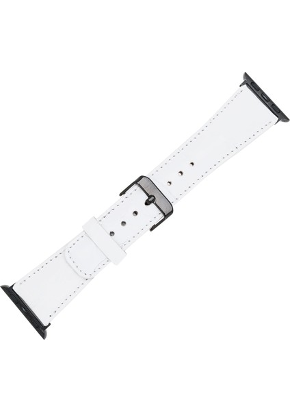 Apple Watch Uyumlu Deri Kordon 42-44-45MM F3 Beyaz indirimleri
