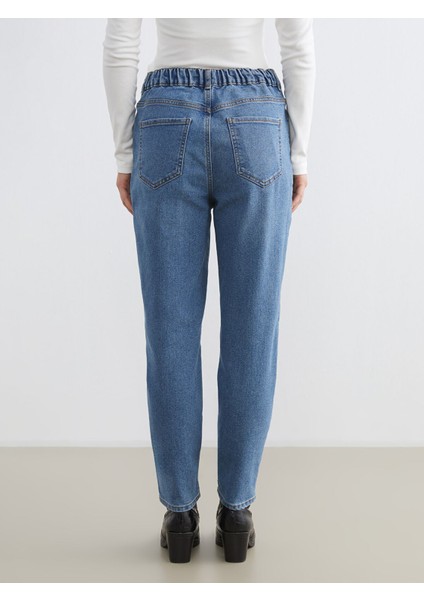 Yeni Sezon Mom Fit Kadın Jean Pantolon fırsatları