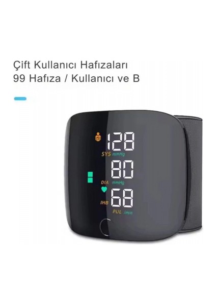Renkli LCD Ekranlı Bilekten Tansiyon Aleti – Taşınabilir ve Kolay Kullanım Tansiyon Aleti fırsatları